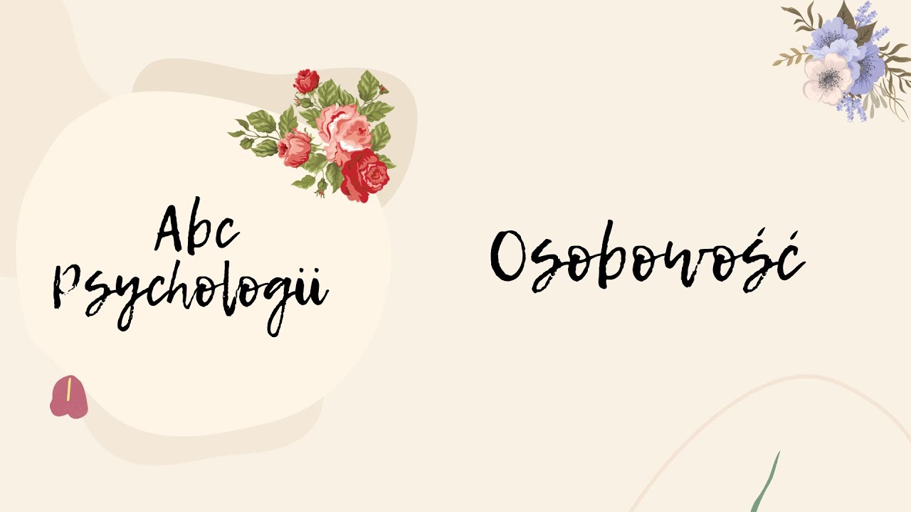 ABC Psychologii OSOBOWOŚĆ - Mały Słownik Psychologiczny (okiem Wozinskiej)