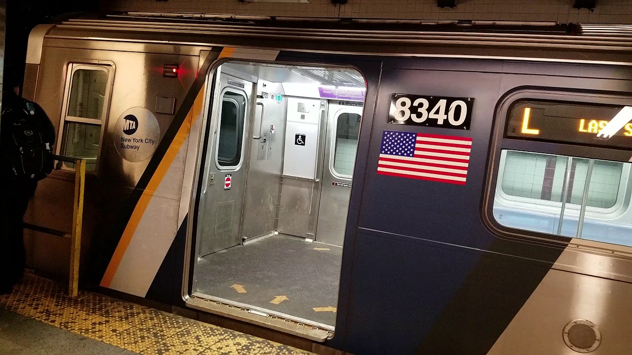 Rush-Hour NYCT R160 Folding Seat Subway Cars