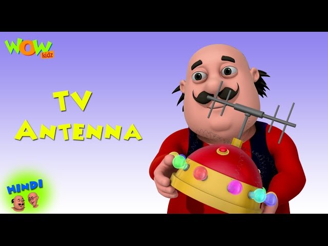 TV Antenna - Motu Patlu in Hindi - ENGLISH, SPANISH & FRENCH SUBTITLES! - 3D  Cartoon for Kids - YouTube