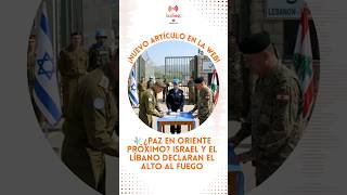 🕊️ ¿PAZ EN ORIENTE PRÓXIMO?
