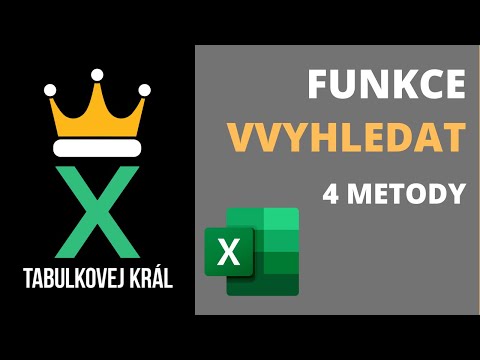 Úvod do funkce VVYHLEDAT, opak SVYHLEDAT – návod pro začátečníky | Excel 365 Tutorial