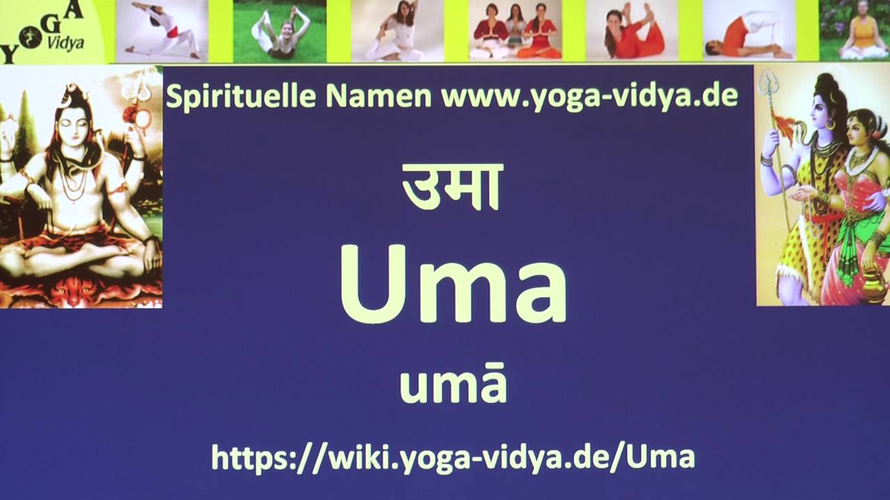 Uma als Spiritueller Name - Übersetzung aus dem Sanskrit und Erläuterung japanese food