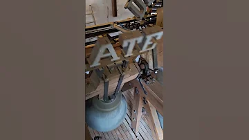 Ringing Of All Bells In The Belltower Of Pilgrimage Basilica In Stična Slovenia 