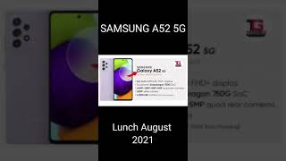 Samsung Galaxy A52 5G Specifications। Lunch August 2021।