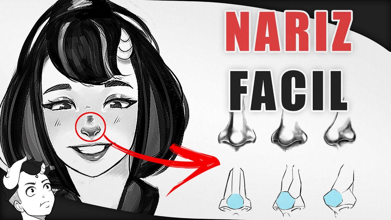 Tutorial – Como desenhar Nariz