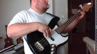 E Gitarre im Arm Peter Reber mit E-BASS chords