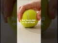 Remove scuff marks from floors using a tennis ball #Shorts