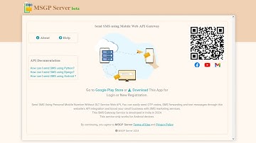 SMS Server Gateway API | How to download MSGP Server App in your Phone #sms #python #android #otp