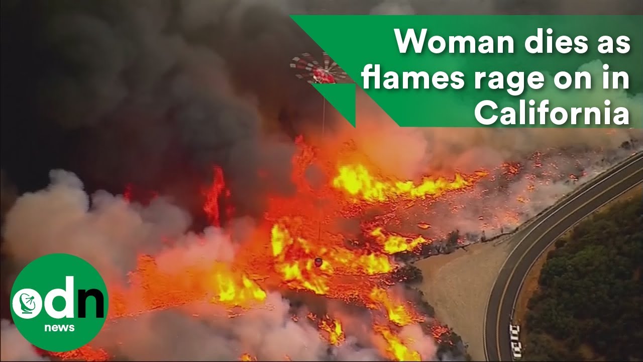 California wildfires: Woman, 70, dies as flames rage on