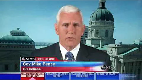 Indiana Gov. Mike Pence Says Religious Freedom Law 'Absolutely Not' a Mistake