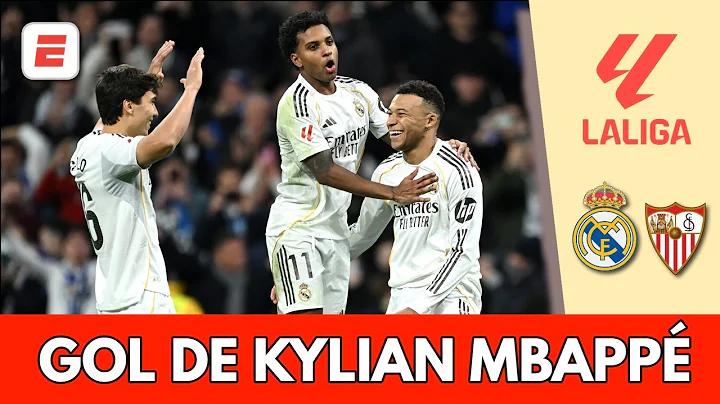 GOL DEL REAL MADRID Mbappé anota el 2-0 ante Sevilla e iguala a CRISTIANO RONALDO | La Liga