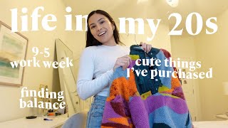 A realistic week of a 25 year old (9-5 work week & my style is changing)