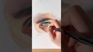 Watercolor eye👁️🎨#watercolortutorial #watercoloreyes #watercolor #painting
