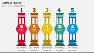 Business Pillars Animated Presentation Slides