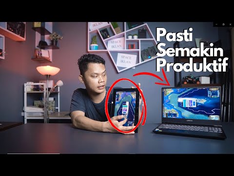 Cara Menjadikan Laptop/PC Dual Monitor Touchscreen Dengan Tablet | GRATIS !!