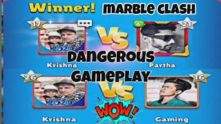 Carrompool Krish Vs Partha/Gaming Nazim/Marble Clash/Wow 😱 Gameplay💖 || screenshot 5