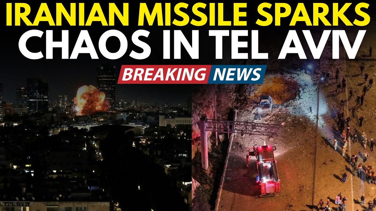 BREAKING: Cluster Bombs Rain Over Tel Aviv As Tehran Intensifies Strikes, Sirens Blare Across City