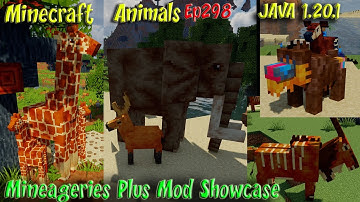 Mineageries Plus Mod Showcase Minecraft JAVA 1.20.1 Minecraft Animals Ep298