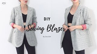 DIY Blazer from Basic Pattern | Zoe DIY