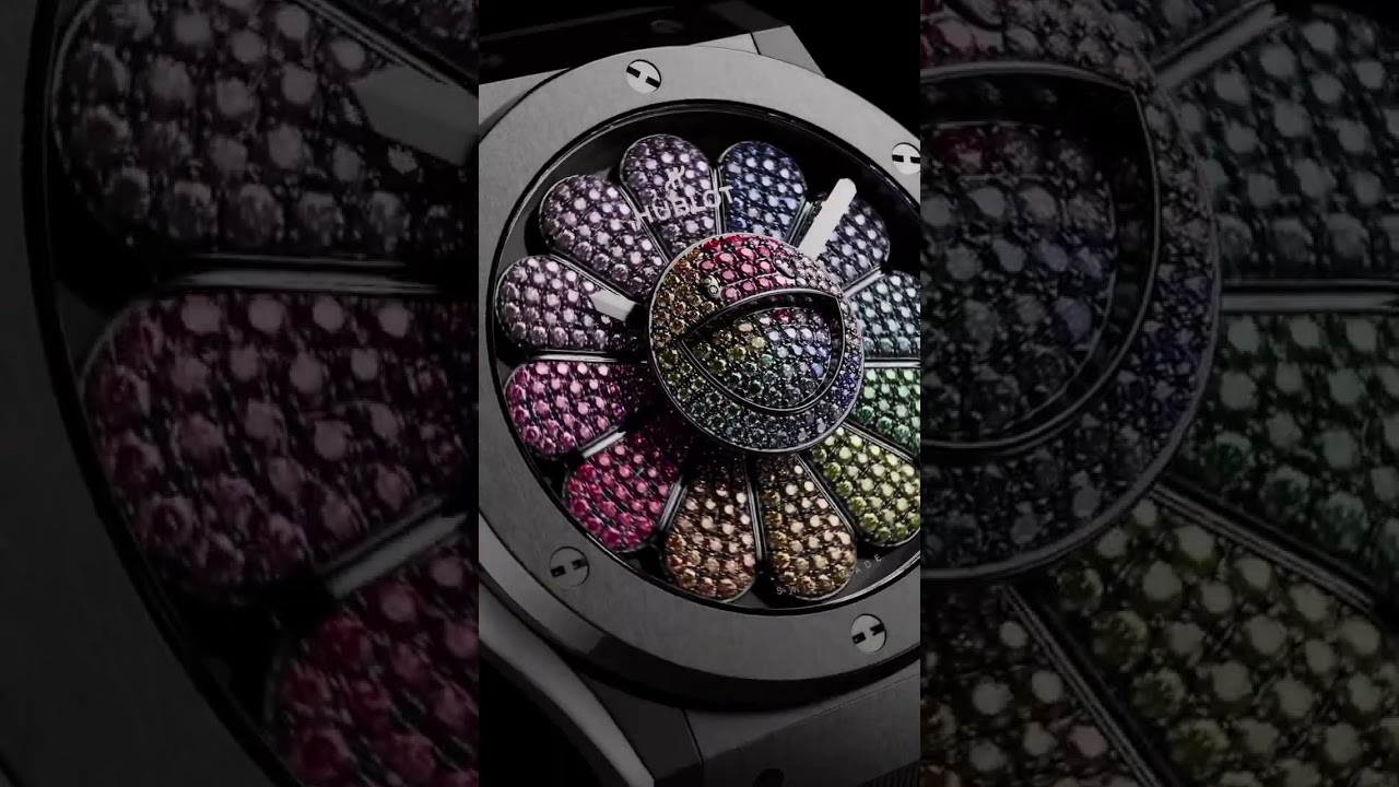 Mind blowing collaboration, with hublot  and AMAZING artist takashi staggering timepiece 
