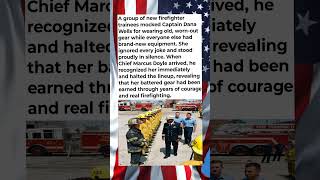 They Laughed at Her Old Fire Gear—Until the Chief Stopped Everything #Shorts