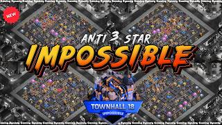 🔥 TH18 WAR BASE! IMPOSSIBLE Anti 3-Star Layout + Base Link screenshot 1