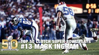 #13: Mark Ingram Breaks 5 Tackles on Crucial 3rd Down in Super Bowl XXV | Top 50 Clutch SB Plays Wealth