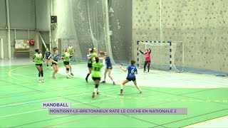 Yvelines | Handball : Montigny-le-Bretonneux rate le coche en Nationale 2
