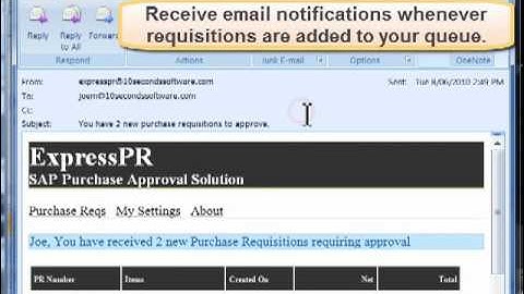 SAP Purchase Approvals  via Mobile or Web