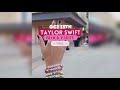 Dallas Girl Gang holding Taylor Swift Block Party