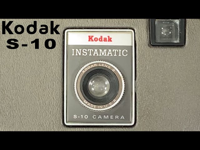 Kodak Instamatic S-10 - Classic Camera Cleaning and Information - Vintage  Camera in 4K 
