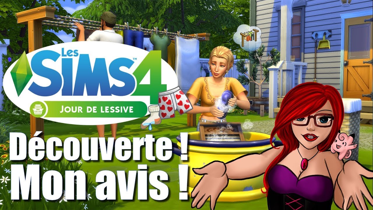 Les Sims 4 Kit d'objets Jour de Lessive | Découverte et avis