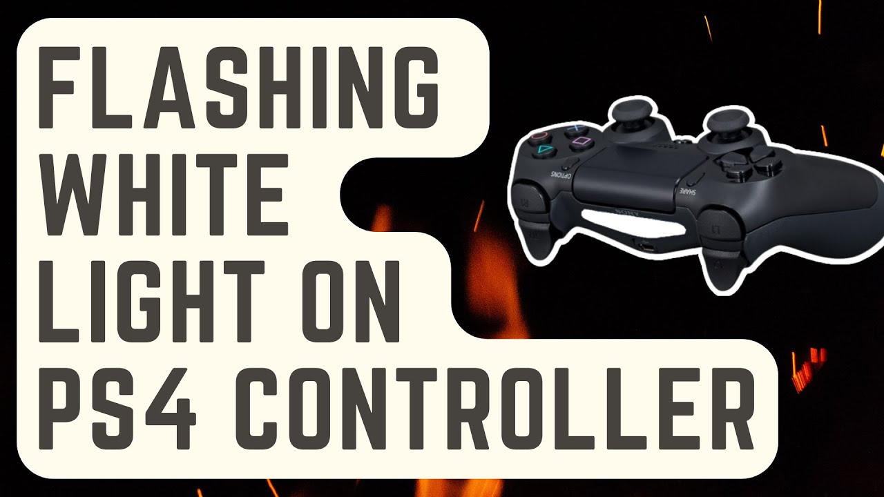 mærke Tag det op Mammoth SOLVED: Flashing White Light On PS4 Controller - YouTube