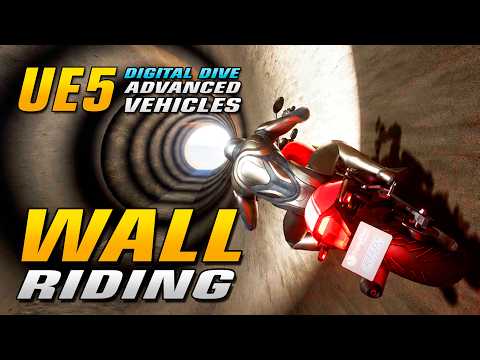 UE5 Motorcycle Physics: Can Advanced Bikes Do Wall Rides? | DDV Dev Log