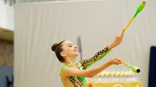 My Clubs routine at Region 1 Championship