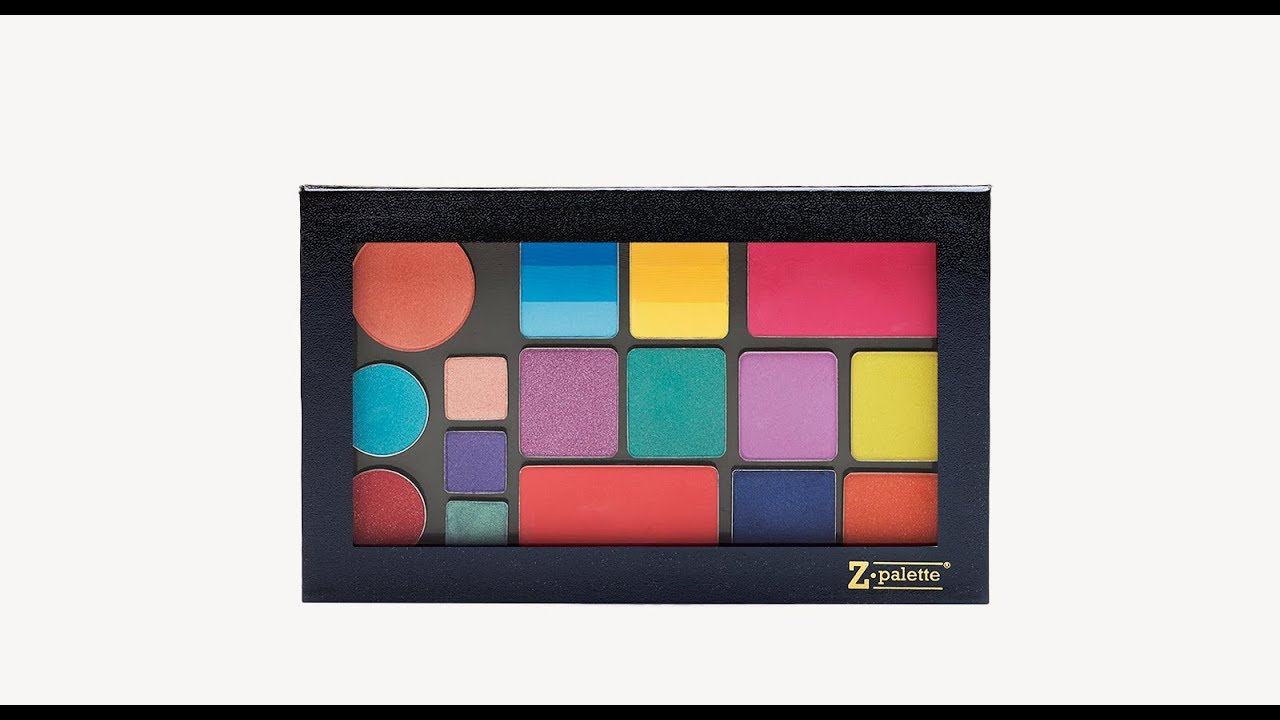 Z Palette Organize Makeup - How Does It Work - YouTube