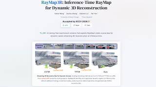 RayMap3R: Inference-Time RayMap for Dynamic 3D Reconstruction | ECCV 2026