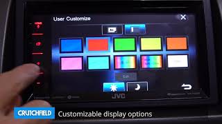 JVC KWV350BT Display and Controls Demo | Crutchfield Video