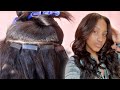 *EASY* TAPE-IN INSTALL #SalonWork | ft. CurlsQueen