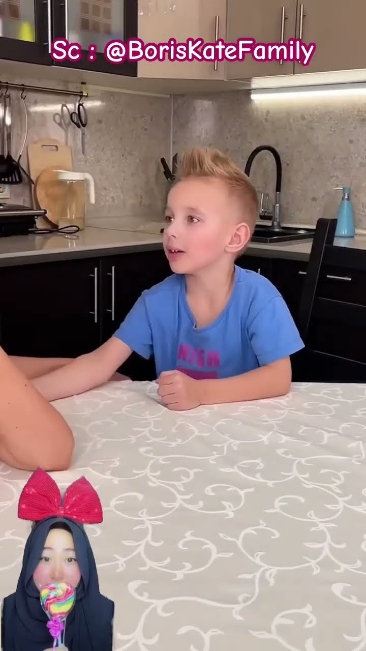 ADU PANCO SAMA MAMA⁉️padahal itu TRIK Papa \u0026 adik agar bisa Makan Jajan??@BorisKateFamily #shorts
