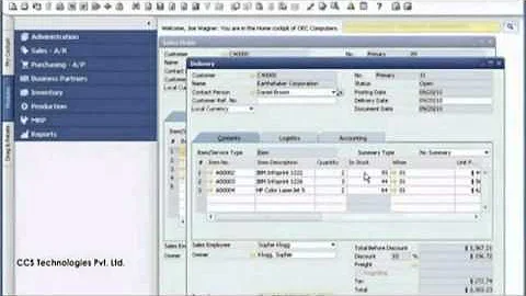 SAP Business One Product Demo   Inventory Management   YouTube