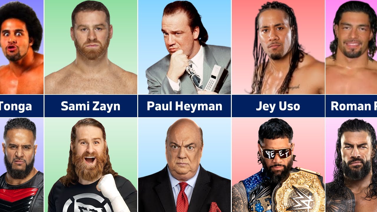 Участники The Bloodline тогда и сейчас — шокирующие фотографии | WWE