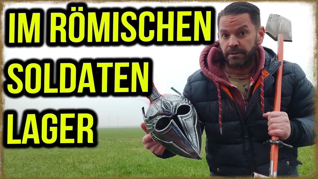 Mit dem Metalldetektor im Soldaten Lager der Römer