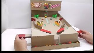 Pinball from cardboard How to make pinball from cardboard by STRIKE 202 views 4 months ago 9 minutes, 53 seconds