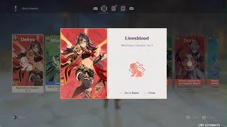 Genshin Impact Lionsblood Dehya Finale