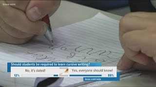 Should cursive writing be taught in our schools?