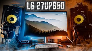 Монитор 4К LG 27UP650 - Распаковка, подключение к Macbook, как выглядят игры с ps4 slim #project2022