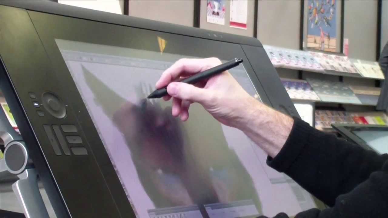 Ai paolo daltan performance on wacom cintiq 24hd touch bologna ... D altan paolo