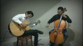 Teresa Teng - Yue Liang Dai Biao Wo De Xin / Ni Wen Wo Ai Ni (Guitar - Cello Cover) by Kenny & Willo