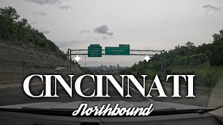 CINCINNATI: Interstate 71 Northbound Through Downtown and Over Ohio River | GoPro 12 Black | 4K